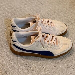 Puma Blush and Navy Sneakers